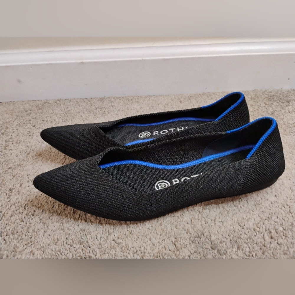Rothy's Women Size W6 Black Women's Flats